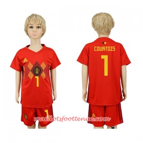 Maillot/Tenue Belgique Courtois 1 Enfant Domicile Coupe du monde 2018